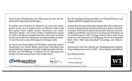 Grafik-Design, Flyer Veranstaltung