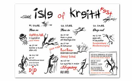 Grafik-Design, Flyer Festival