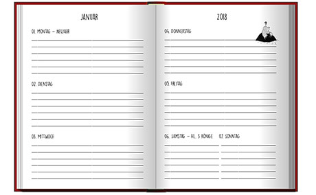 Kalender-Design, Wildtierkalender