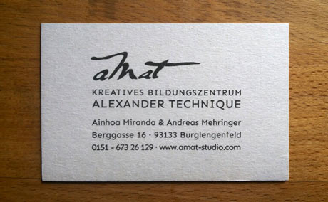 Visitenkarte Alexander Technique